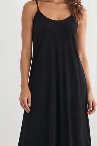 Caju - Lucy Slip Dress Black - CZ1100