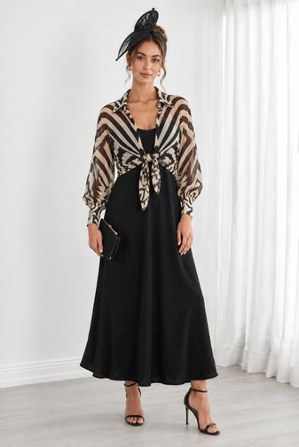 Caju - Lucy Slip Dress Black - CZ1100
