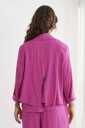 CZ1282 chantelle back feature jacket magenta caju princess bazaar