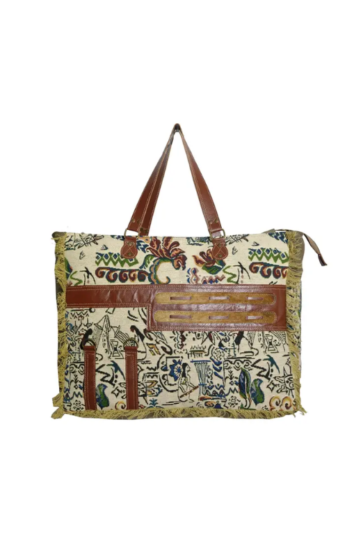 Canvas_LeatherWomen_sWeekenderBaghopoflyprincessbazaar