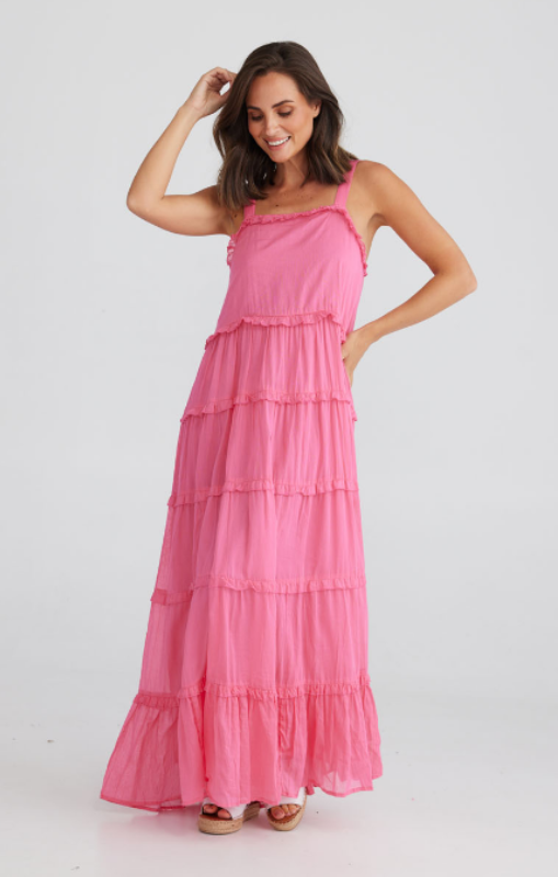 Holiday - Castro Dress - Hot Pink - H23061-1