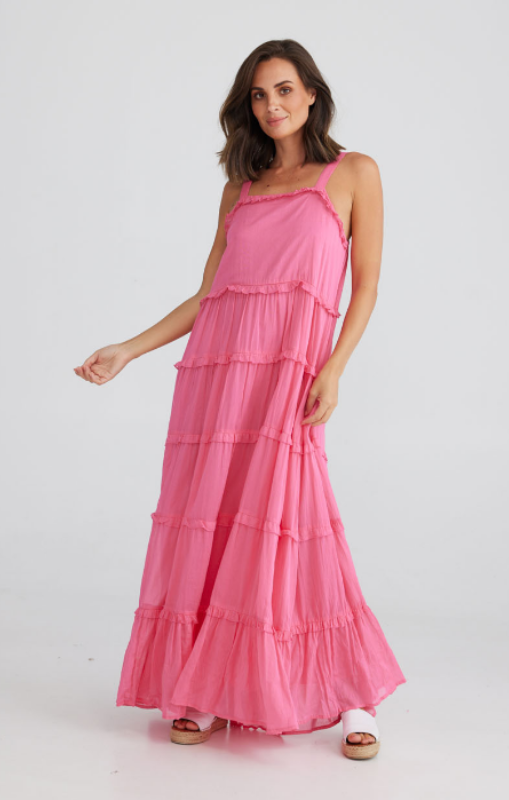 Holiday - Castro Dress - Hot Pink - H23061-1