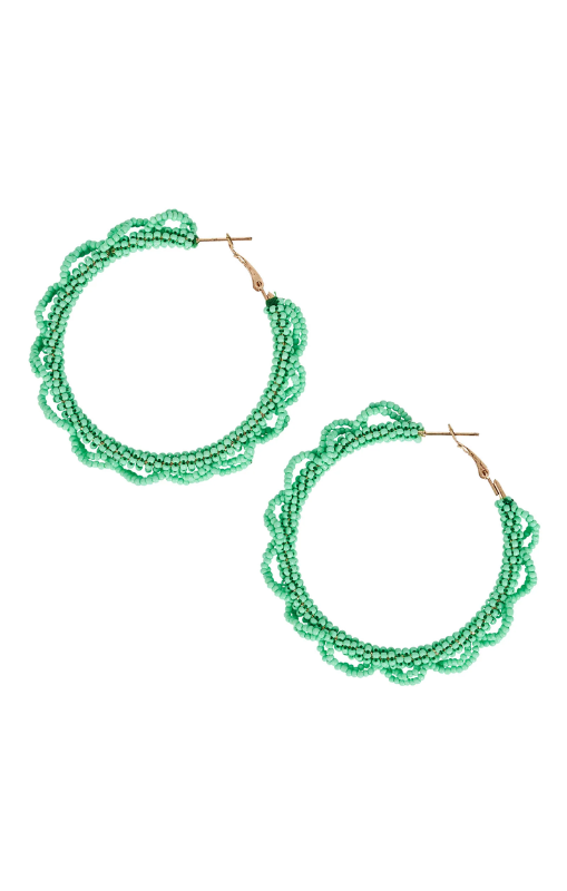 Haven - Cayman Hoop Earring - Lime