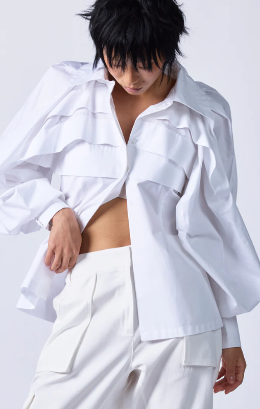 Dref_By_D - Champagne Shirt - White - DD0321WH