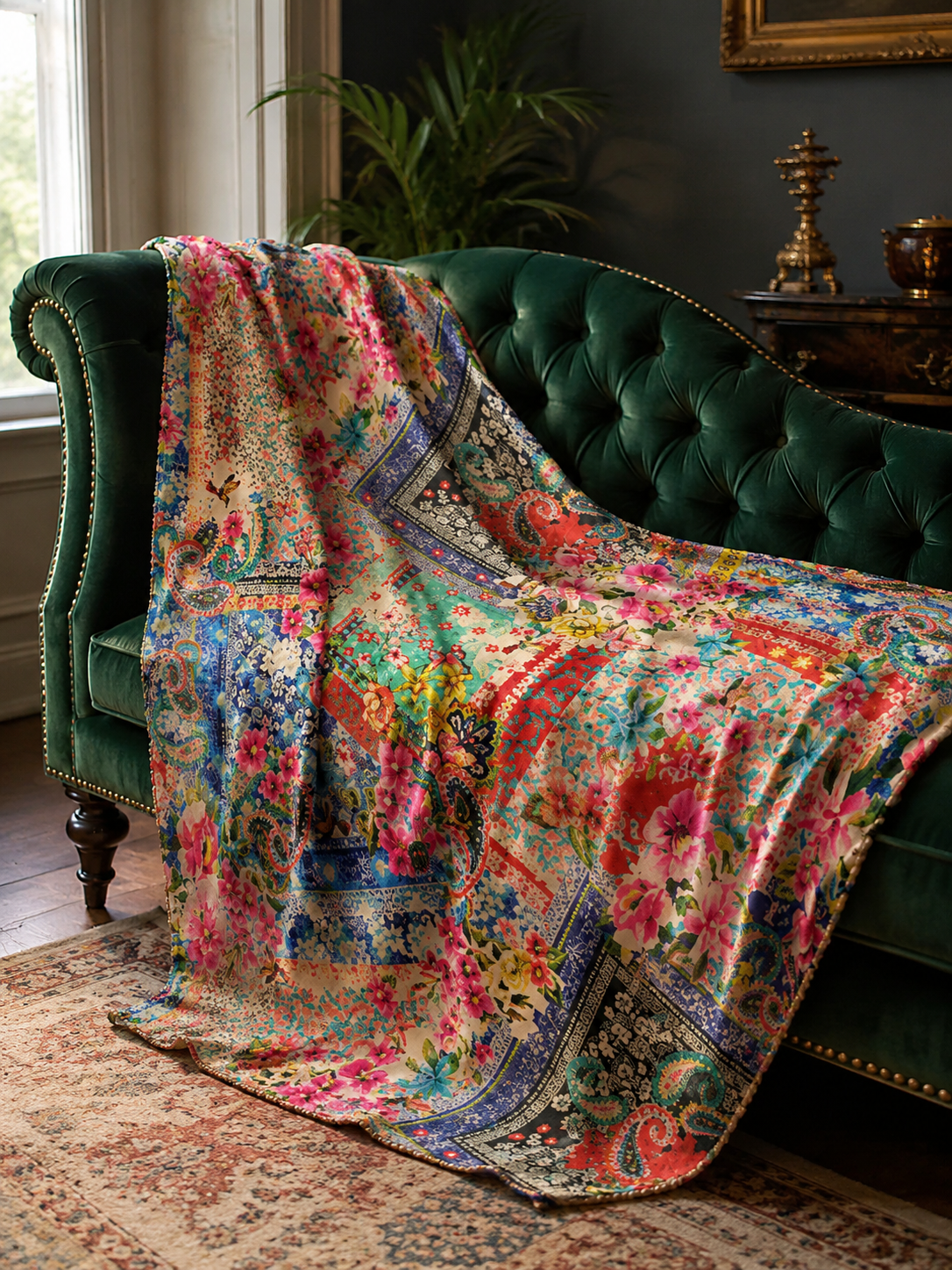 Johnny was - Laurel Canyon Cozy Reversible Blanket - Romana Scarf