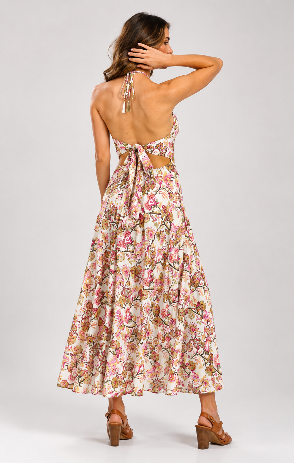 Cienna - Lotus Halter Dress