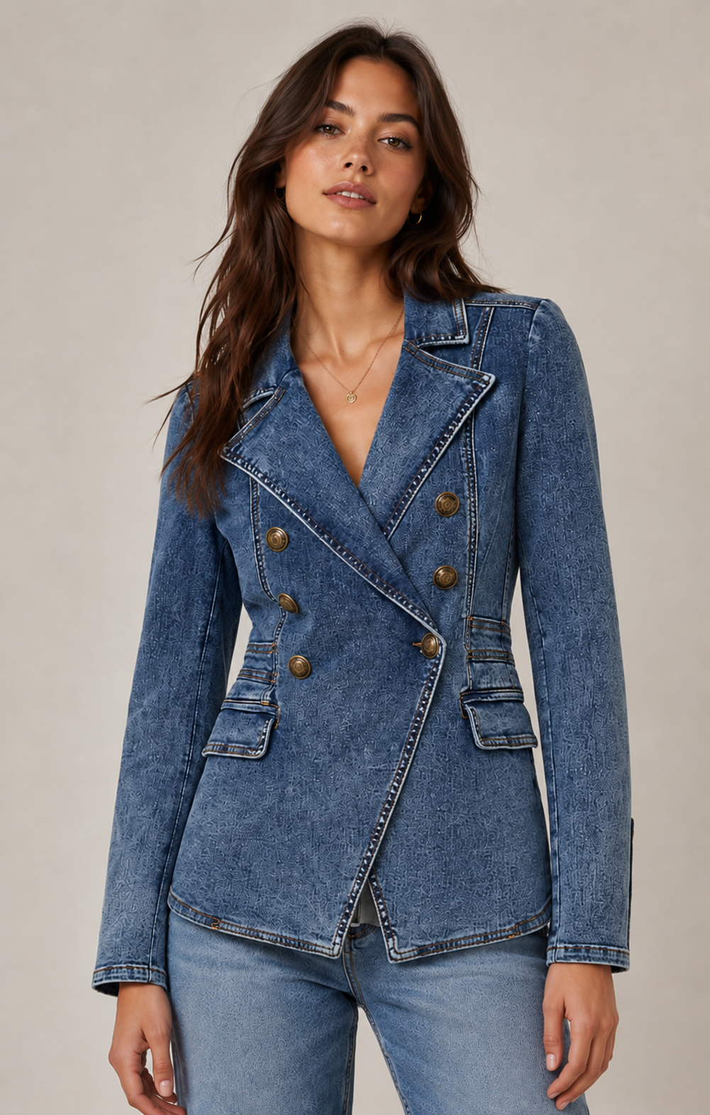 Culture - CUBriana Jacket - CTR-50109419 - Denim