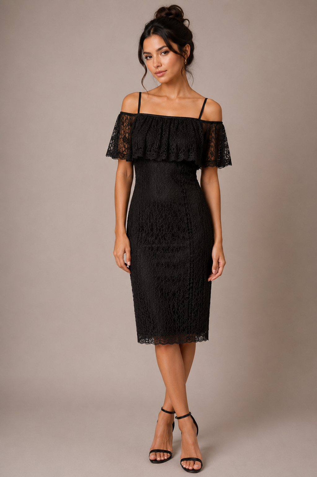 Outlet - ANA ALCAZAR - CARMEN DRESS BLACK FRANCISKA - 045685.2296