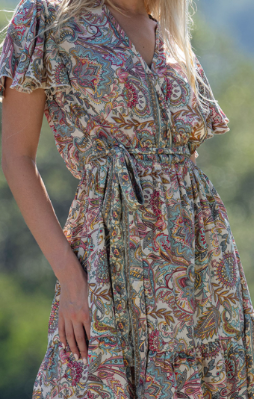 Cienna Adara short sleeve short dress princess bazaar