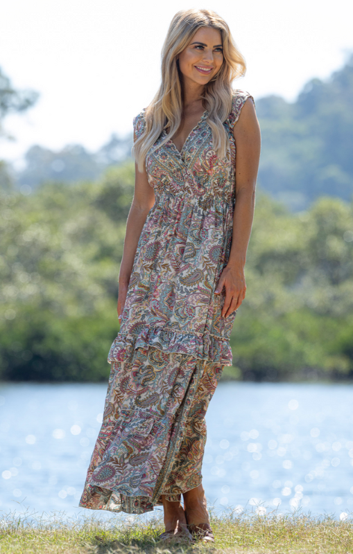 Cienna Adara sleeveless boho dress princess bazaar