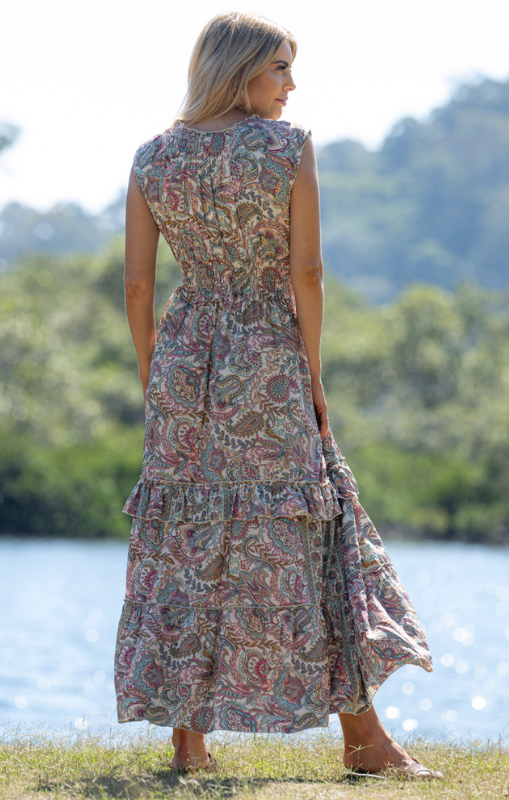 Cienna Adara sleeveless boho dress princess bazaar