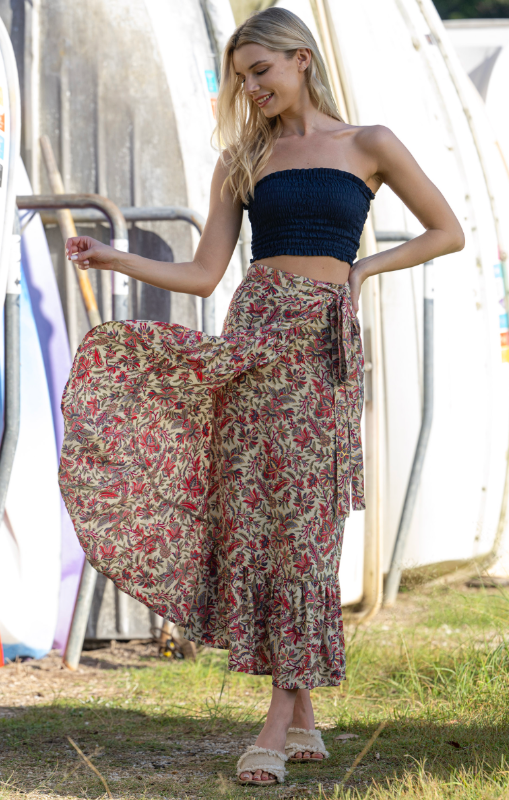 Cienna Shula frill wrap skirt princess bazaar