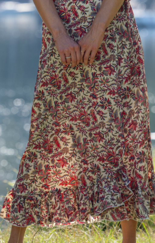 Cienna Shula short sleeve wrap dress princess bazaar