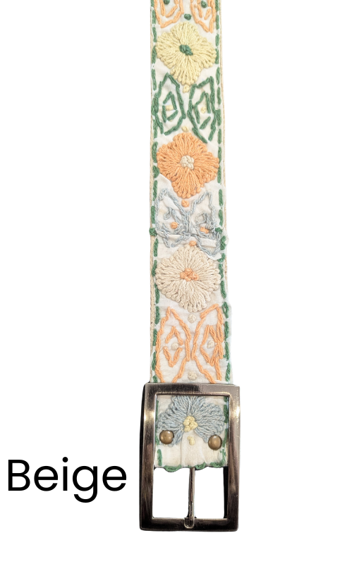 Cienna - Cotton Embroidered Belt