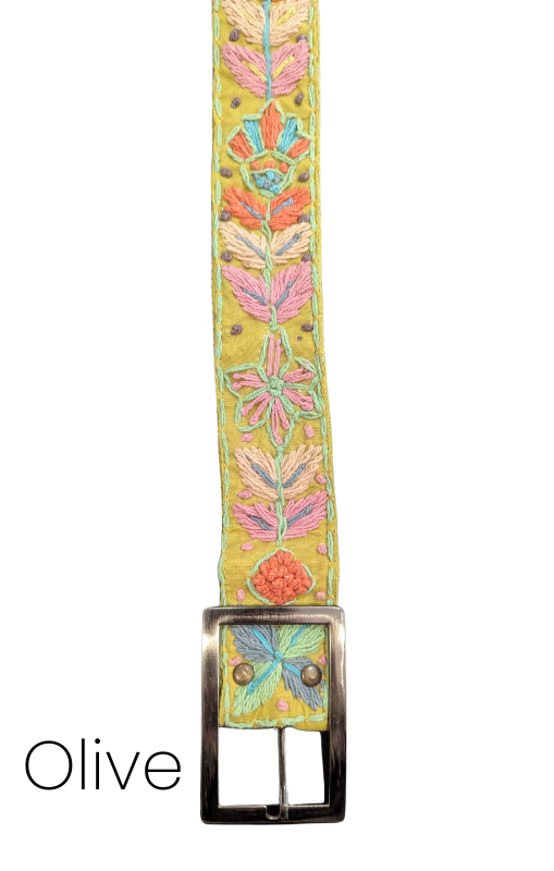Cienna - Cotton Embroidered Belt