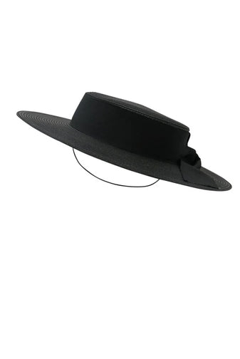 Clarke racewear boater black morgan_taylor princess bazaar