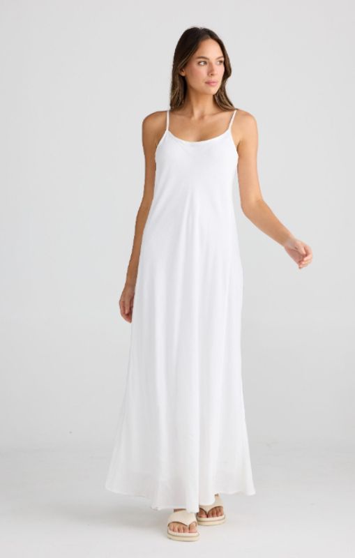 Shanty - Claro Maxi Dress White - SH24260-3