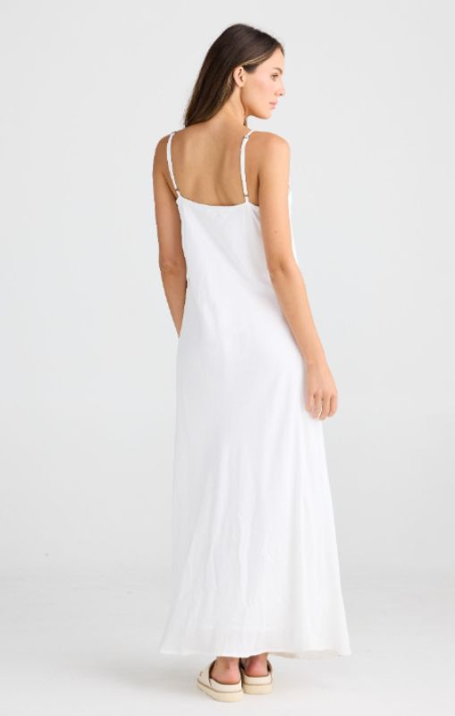Shanty - Claro Maxi Dress White - SH24260-3