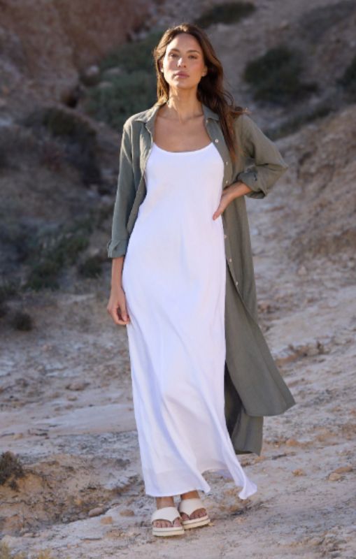 Shanty - Claro Maxi Dress White - SH24260-3