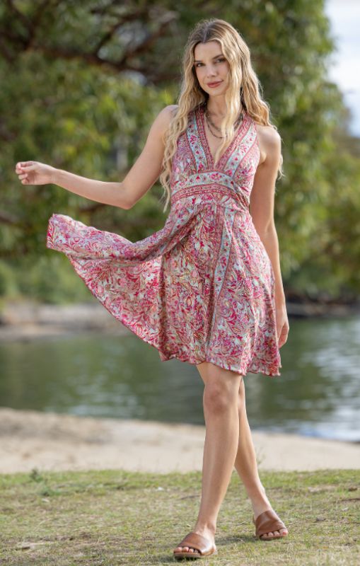 Cienna - Cleo Short Halter Dress