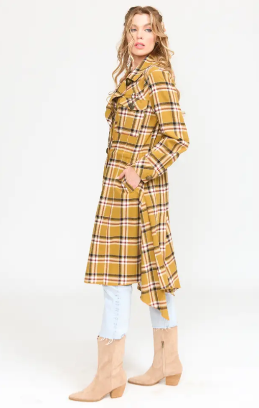 CocoPlaidTrenchCoatarattaprincessbazaar1