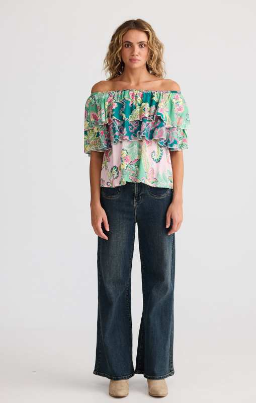 Talisman - Gateway Top - Paisley Dream - TA25221-3 - last one