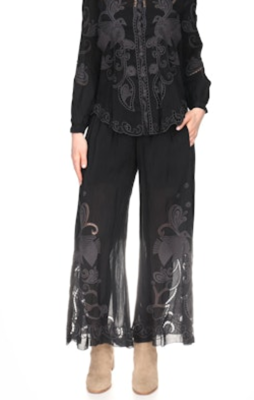 JOHNNY WAS - RACHEL PANT - ROSEANN BLACK