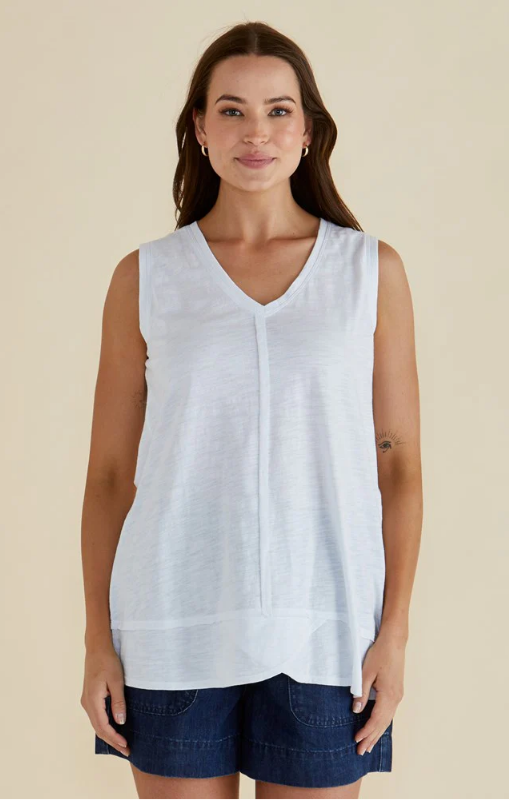 Betty Basics - Mariah Tank - White