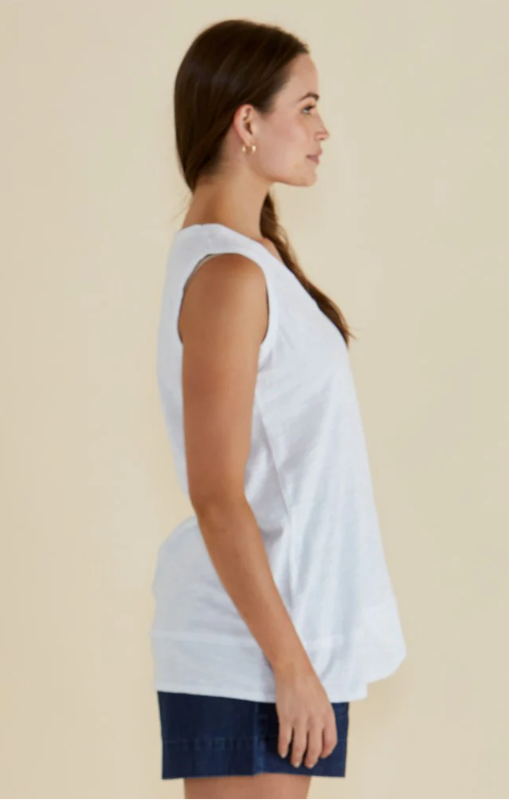 Betty Basics - Mariah Tank - White