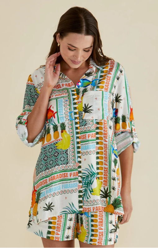 Betty Basics - Mills Shirt - Paradise Print