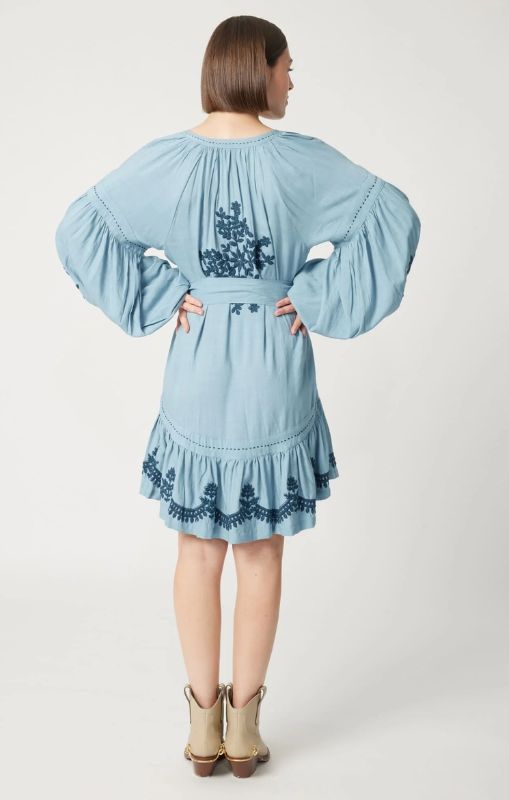 MISS JUNE PARIS - Anouk Dress Blue - GA54