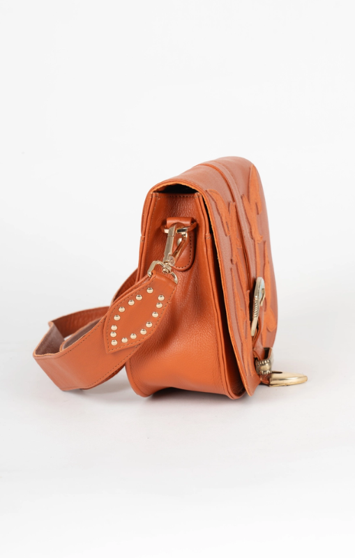 Piti Cuiti - Bandolera Western Leather Shoulder Bag - H008B