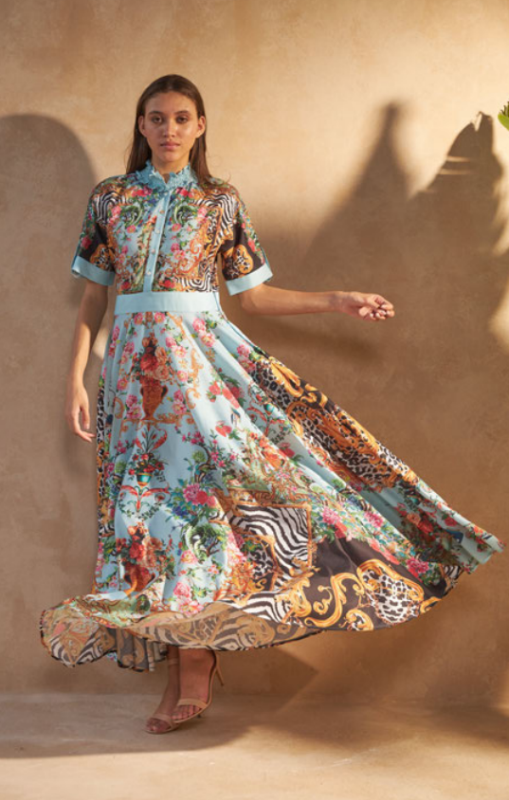 INOA - REVA DRESS - ZEBRA MULTI