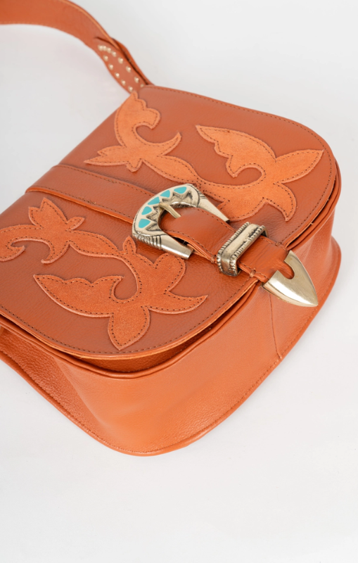 Piti Cuiti - Bandolera Western Leather Shoulder Bag - H008B