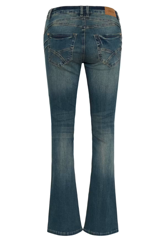 Cream - Amalie Bootcut Jeans - Medium Wash