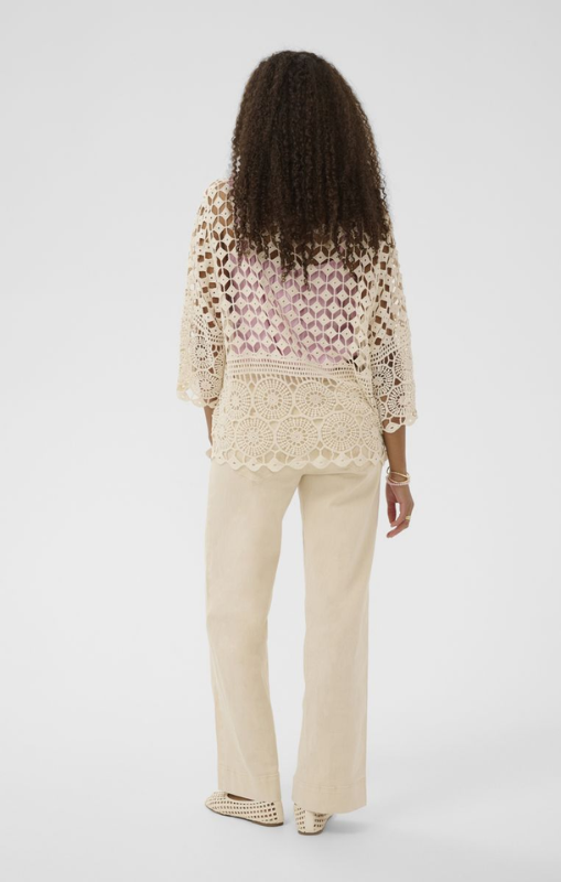 Cream - Gina Poncho - Perfectly Pale