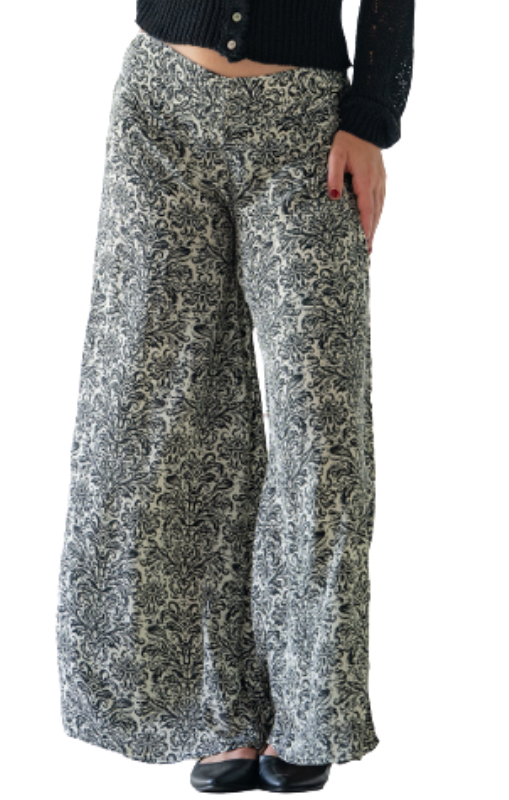 Damask elle pants cienna princess bazaar LPT-02-DMS