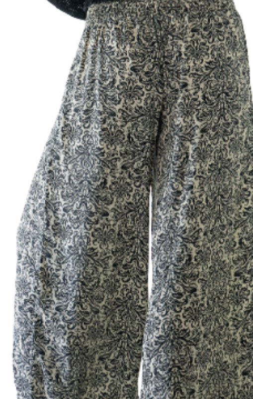 Damask elle pants cienna princess bazaar LPT-02-DMS
