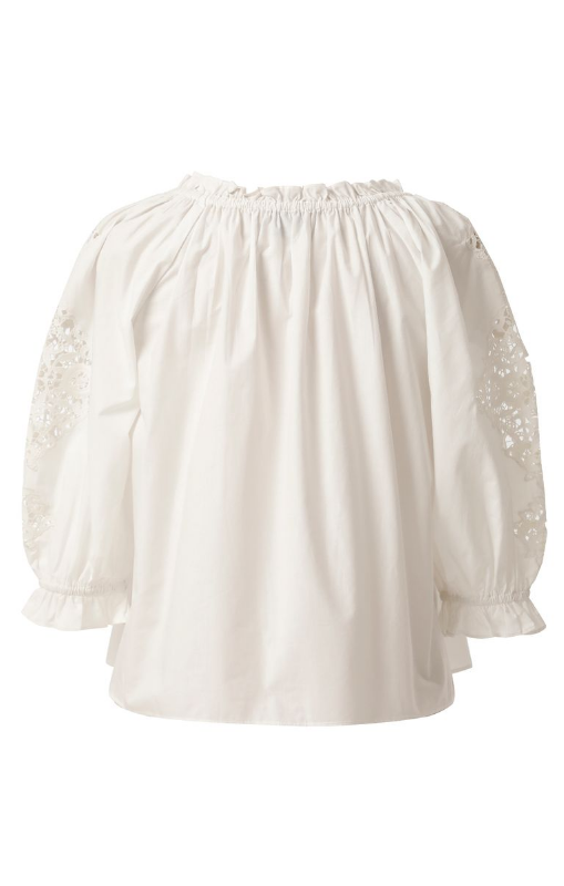 EMILY LOVELOCK - Rhea Top - White