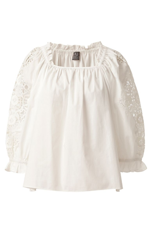 EMILY LOVELOCK - Rhea Top - White