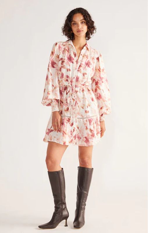 MOS - Elise Mini Dress - ESLISE PRINT