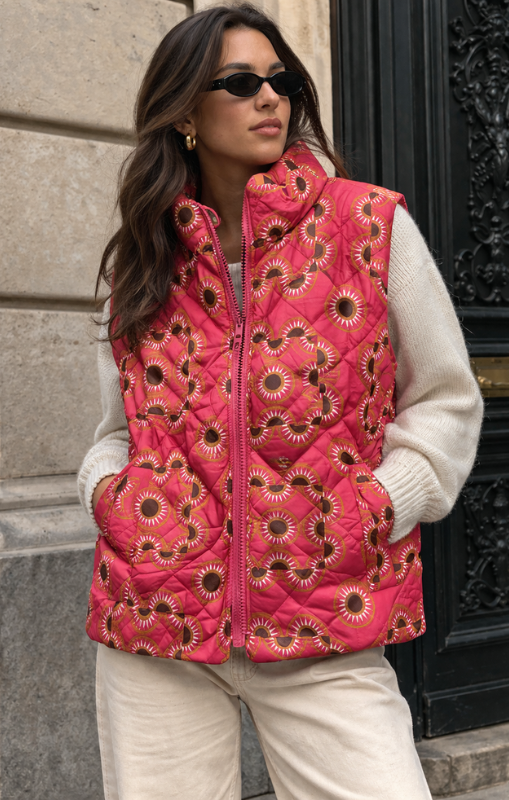 EmilyLovelock-AvaReversiblePufferVest-Beetrootprincessbazaar