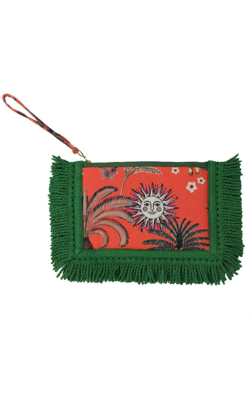 Emily Lovelock - Canvas Pouch - Tigerlily