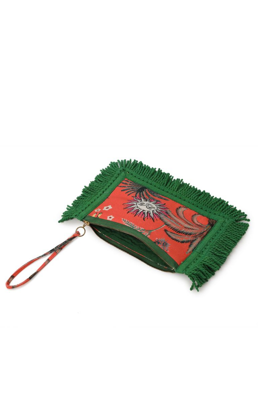 Emily Lovelock - Canvas Pouch - Tigerlily
