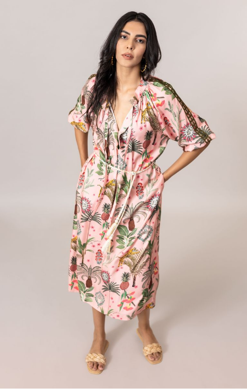 Emily Lovelock - Elina Dress - Veiled Rose