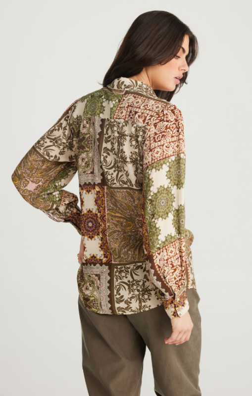 Talisman - FLOWER CHILD SHIRT - PAISLEY GARDENS - TA24094-2