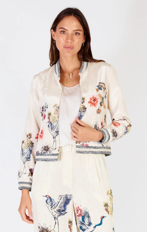 Ruby Yaya - Flamingo Jacket - Cream - last one