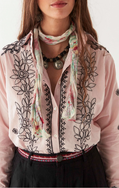 GANGES BLOUSE - SOFTWARE PINK 1 maison hotel