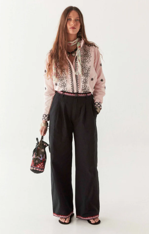 GANGES BLOUSE - SOFTWARE PINK 1 maison hotel