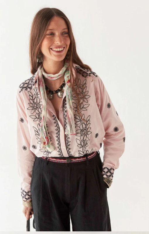 GANGES BLOUSE - SOFTWARE PINK 1 maison hotel